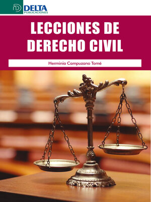 cover image of Lecciones de derecho civil